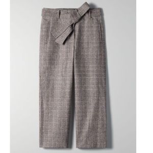 Aritzia - Wilfred tie front wool pant Size 4